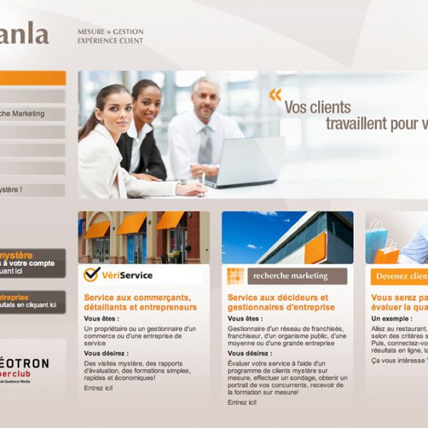 Branding Lanla look and feel Web