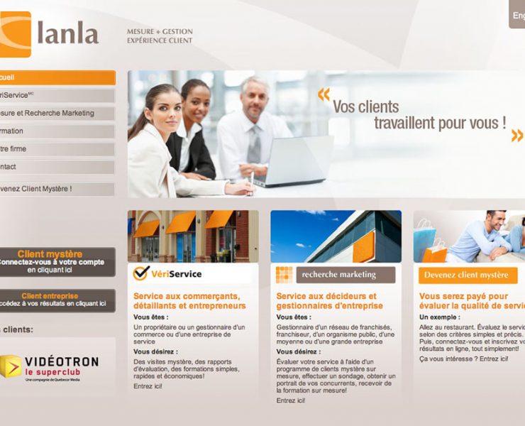 Branding Lanla look and feel Web