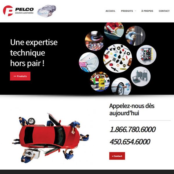 Branding et site Web Pelco