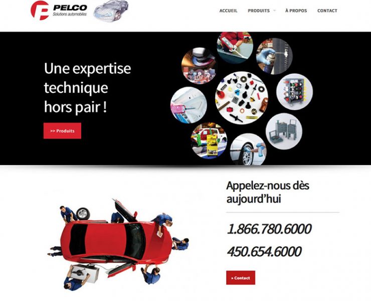 Branding et site Web Pelco