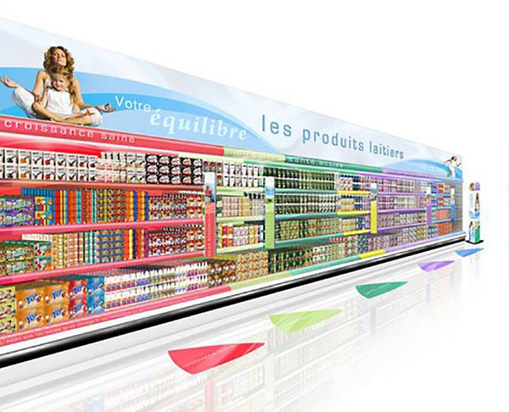 Design signalisation section yogourts